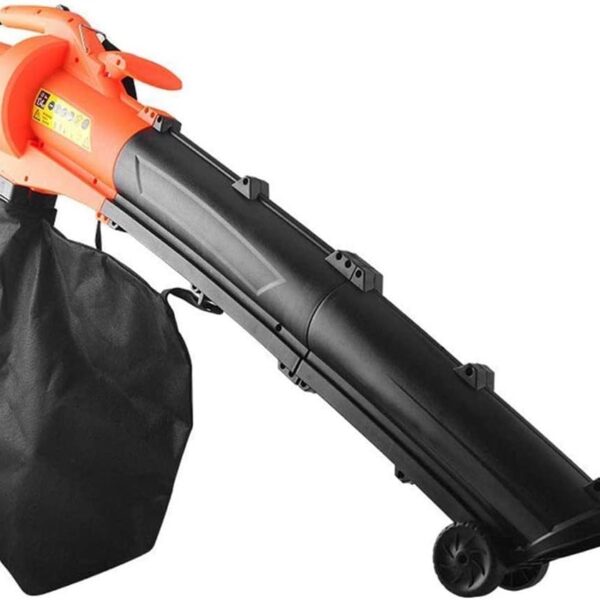 Souffleur de Feuilles électrique Pratique 3 en 1 - Souffleur et aspirateur de Jardin - Aspirateur et broyeur léger, Sac de Collecte de 35 L (Taille : Fil de 10 m) TDF