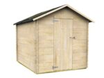 alce formia 178x218 abri de jardin en bois avec toit à deux versants 178x218x188 cm