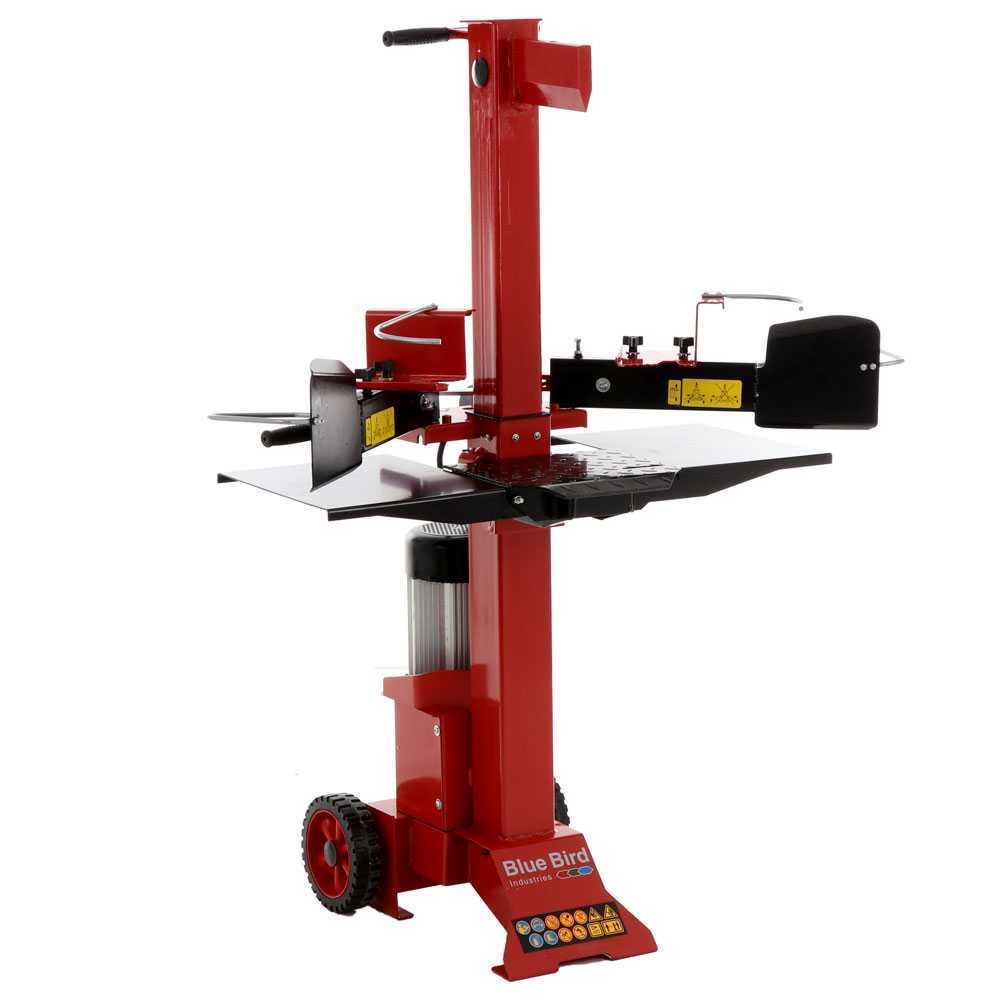 blue bird log splitter lse 7000 fendeuse à bois électrique verticale 230v