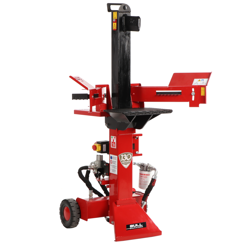 ceccato bull sple8lt fendeuse à bois électrique verticale 400v