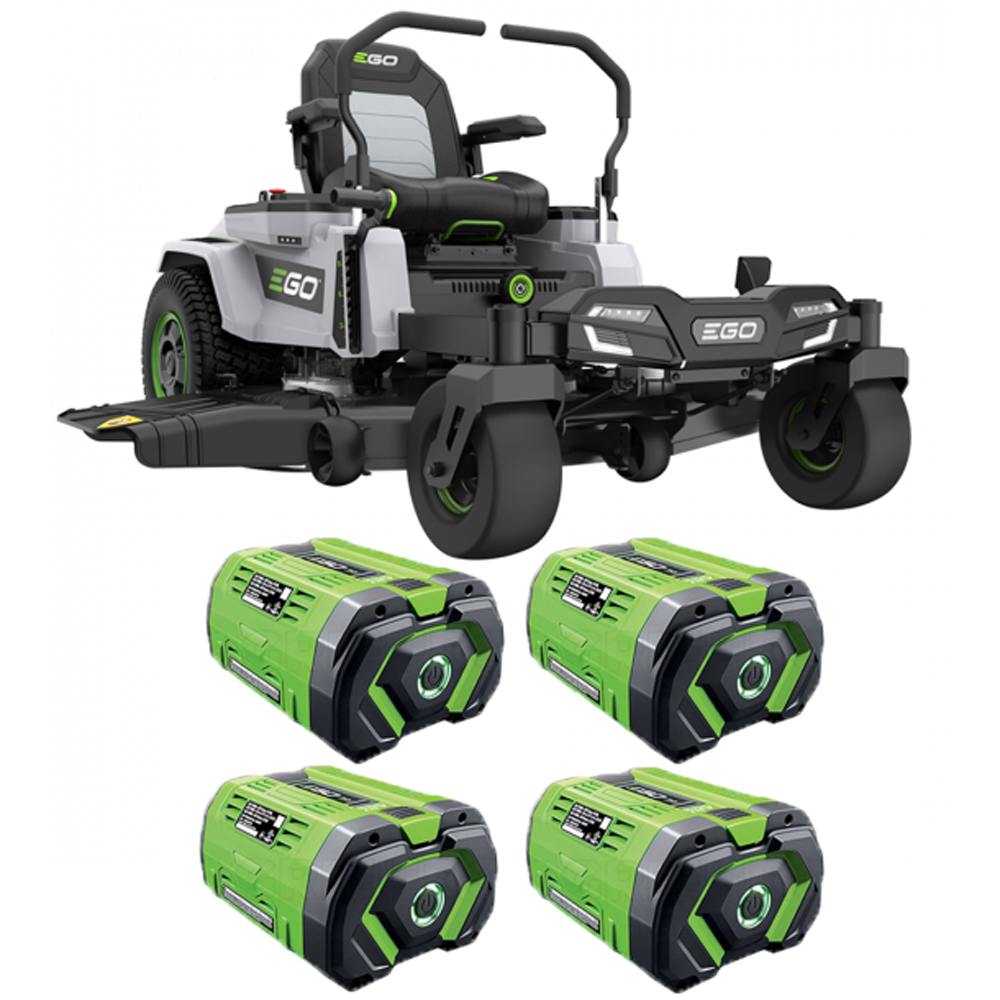 ego z6 zero turn zt5201e l tracteur tondeuse à batterie 56 v 40 ah rayon de braquage zéro