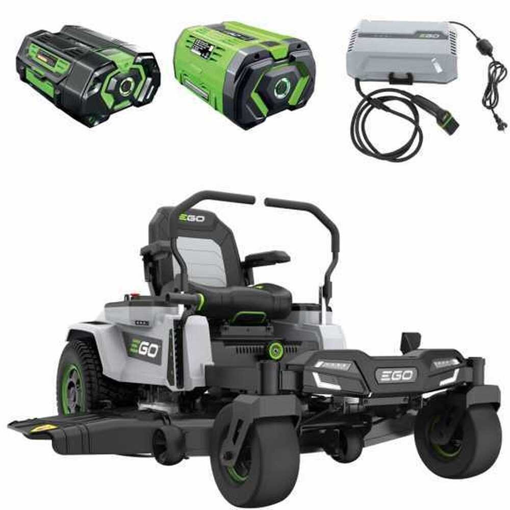 tondeuse autoportée à batterie ego z6 zero turn zt5201e l 56v 15ah rayon de braquage zéro
