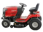 troy bilt horse 107t s tracteur tondeuse boîte continue cvt éjection latérale