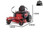 ama z turn ztr107h tracteur autoporté professionnel à rayon de braquage zéro Éjection latérale moteur 546 cm3