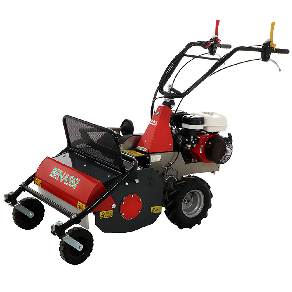 benassi t603 tondeuse débroussailleuse professionnelle à couteaux honda gx200