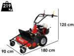 benassi t750sp tondeuse débroussailleuse professionnelle à couteaux honda gx270