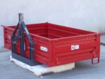 benne 3 points pour tracteur geotech trp 200 basculante 3 ridelles ouvrables