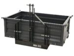 benne pour tracteur blackstone b tb 140 basculable 3 ridelles ouvrables
