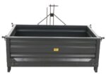 benne pour tracteur blackstone b tb 140 basculable 3 ridelles ouvrables