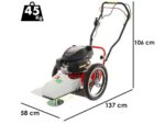 blue bird flo speed 6ho tondeuse débroussailleuse thermique lame et fil honda gcvx170