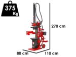 ceccato olindo sple20 fendeuse à bois électrique verticale 400v