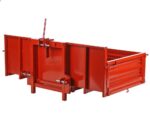 francini p 150 benne de transport pour tracteur basculante 3 ridelles ouvrables