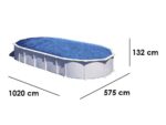 gre haiti ovale 1000 x 550 x 132 cm piscine hors sol traverses enterrées