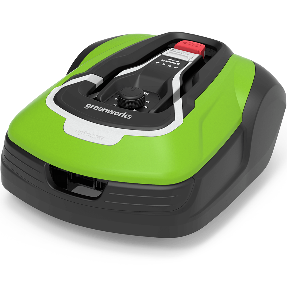 greenworks optimow 10 grl110 robot tondeuse avec câble périphérique