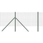 Kit clôture grillagée complète 20m - Hauteur 120cm avec piquets et accessoires
