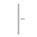 Kit clôture grillagée rigide 30 m - Hauteur 193 cm - Grillage soudé époxy
