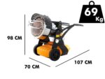 master xl 9 sr générateur d'air chaud à gasoil à chauffage direct