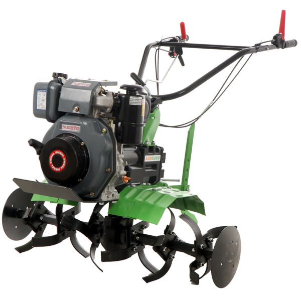 motobineuse agri 102 avec fraise 95 cm moteur à diesel de 296cm3