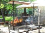 Cruccolini Tuscany Maxi - Barbecue à bois et charbon en fer artisanal