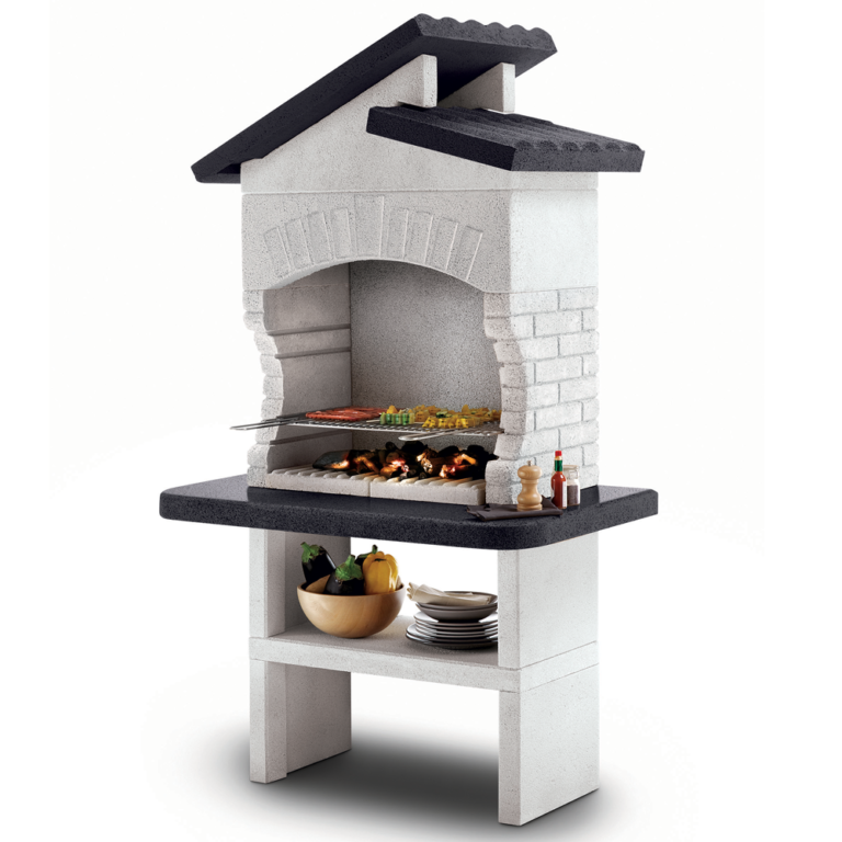 Palazzetti Procida 2 - Barbecue en maçonnerie à bois et charbon